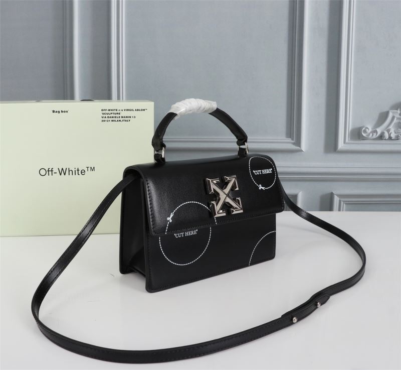 Off White Top Handle Bags